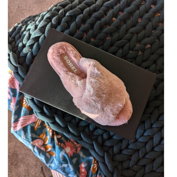🆕💮NWT/NIB | Sorel "Mail Run" House Slipper in Eraser Pink Zig-Zag Tread | 7 - Picture 4 of 7